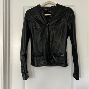 Express leather jacket